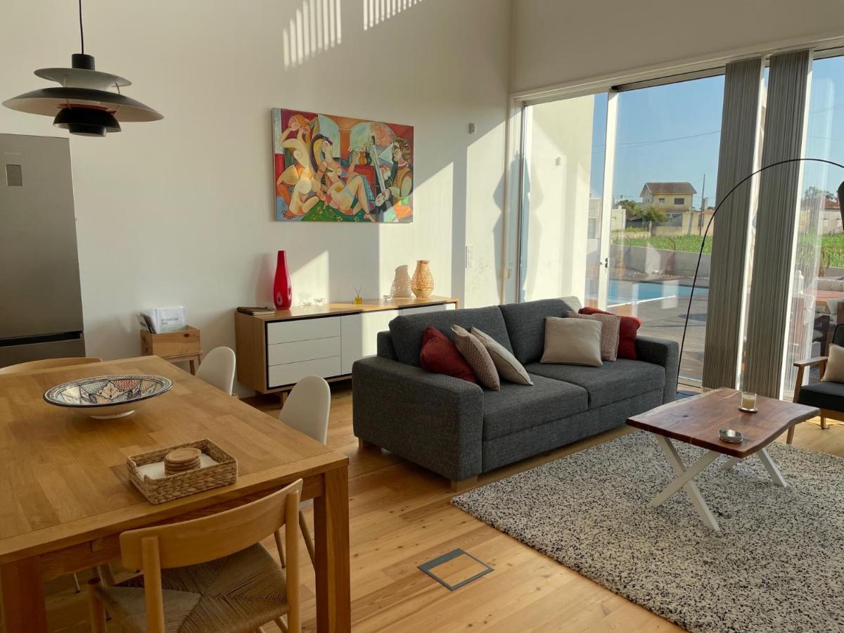 فيلا Modern Barn House In Countryside Murtosa المظهر الخارجي الصورة