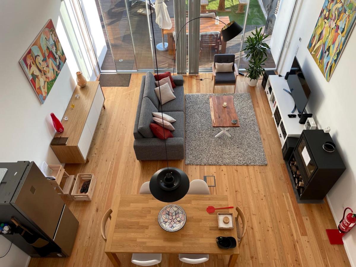 فيلا Modern Barn House In Countryside Murtosa المظهر الخارجي الصورة